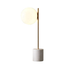 Großhandel Nordic Modern Luxury Milky White Mattglas Round Ball Tischlampe